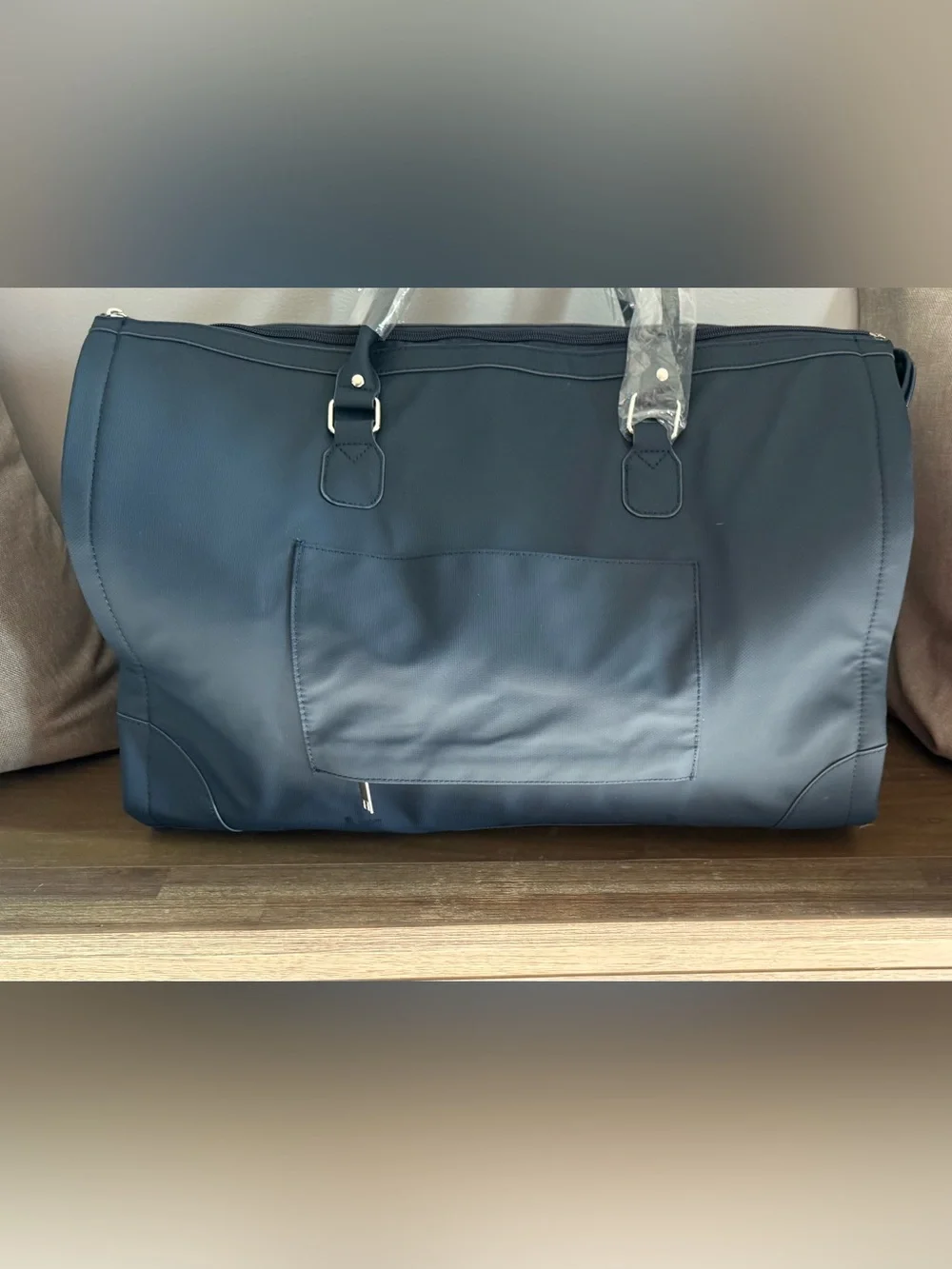 Hotel Collection Navy Duffel Carry On Garment Bag